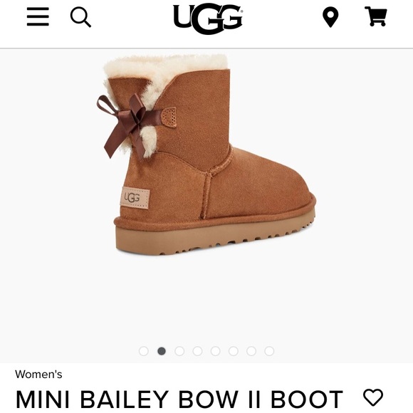 UGG Shoes - SHOES | UGG Mini Bailey Bow II Boots size 8